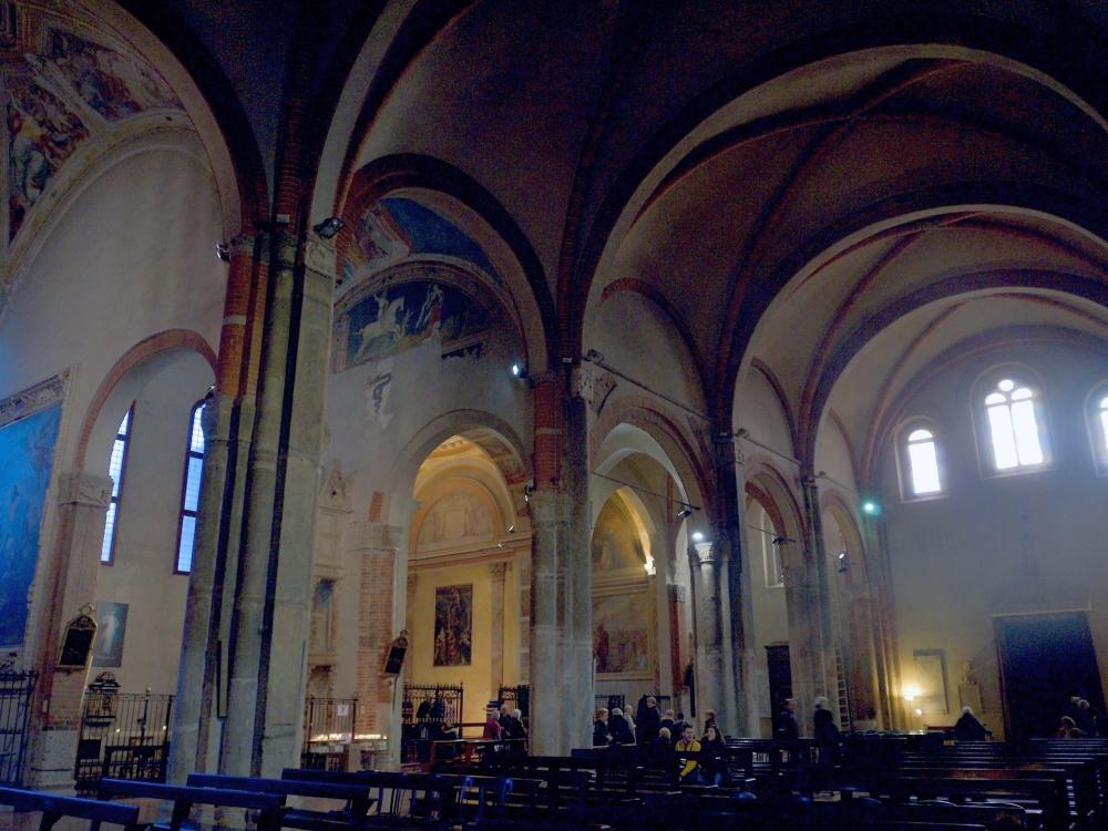 Milan (Italy) - Interiors of the Basilica of Sant Eustorgio